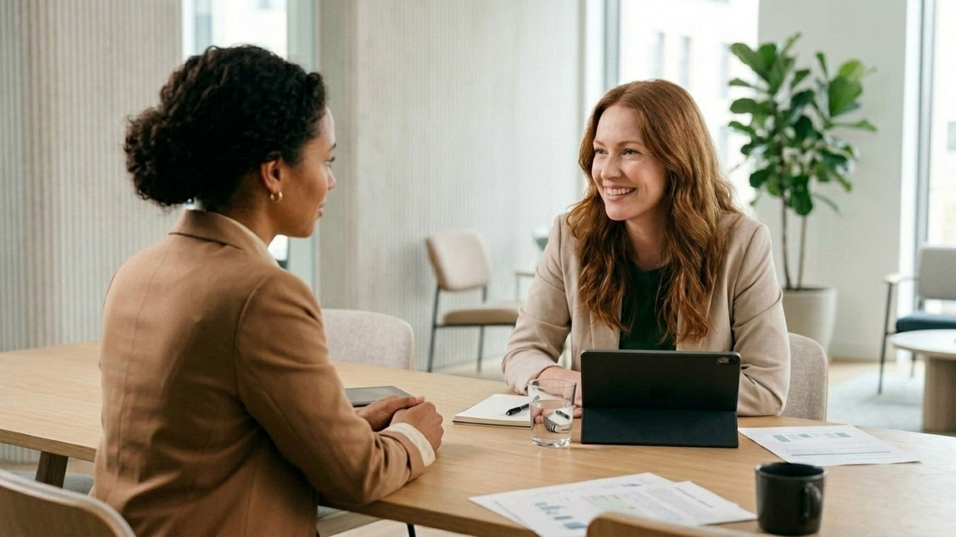 Professional HR consulting meeting